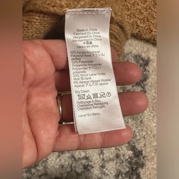 J. Crew Honeycomb Balloon~Sleeve Crewneck Sweater Size XS - Picture 10 of 11